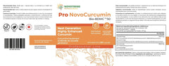 BIOBDMC Pro NovoCurcumin capsules close-up highlighting potency