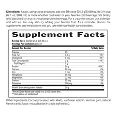 Biochem 100% Whey Sugar-Free Chocolate pouring into shaker for smooth mix