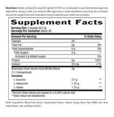Shaker featuring Biochem BCAA Peach Mango shows easy on-the-go mixing.