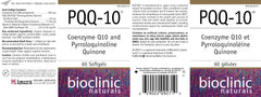 Brand logo and box design for Bioclinic Naturals CerebroVital PQQ-10.