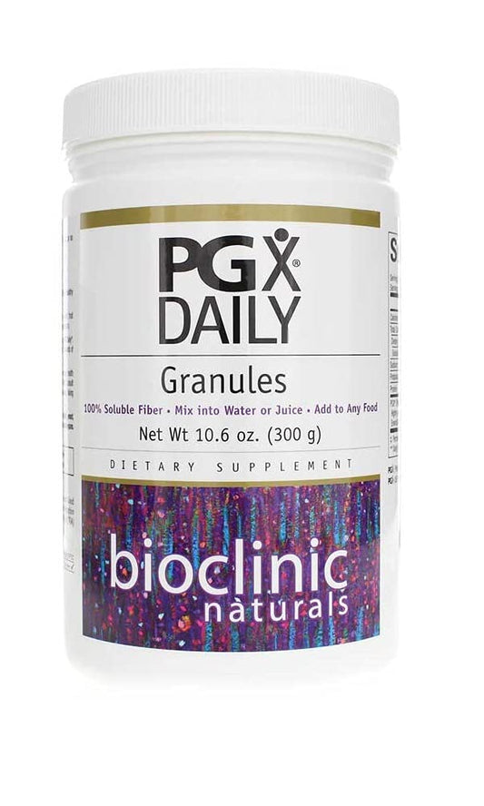 Bioclinic PGX Daily Granules unflavored 300g pack ready to mix into drinks.