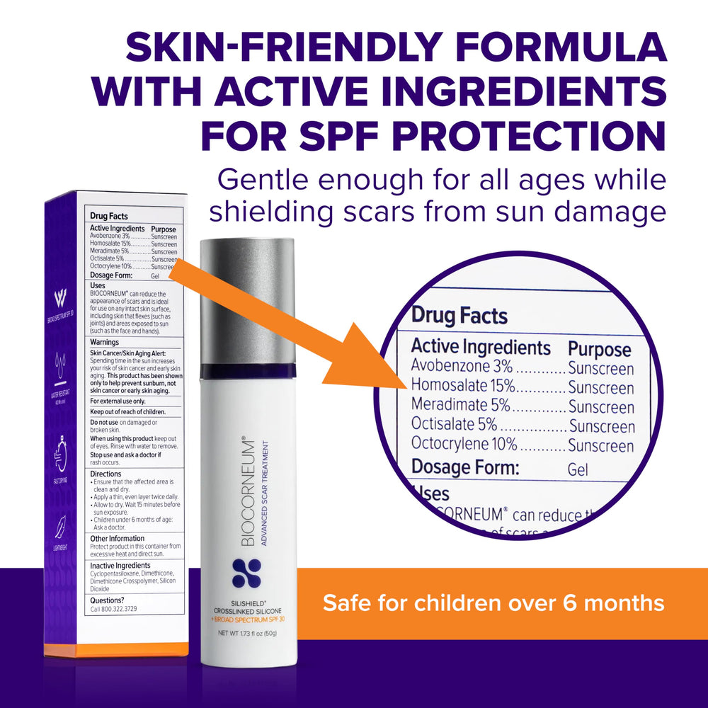BIOCORNEUM new scar timeline 60-90 days demonstration.