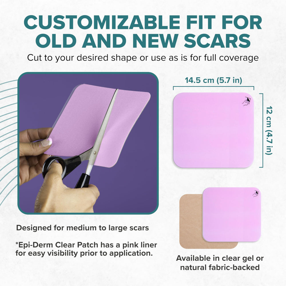 Biodermis Epi-Derm standard scar sheets are easy to rinse and pat dry