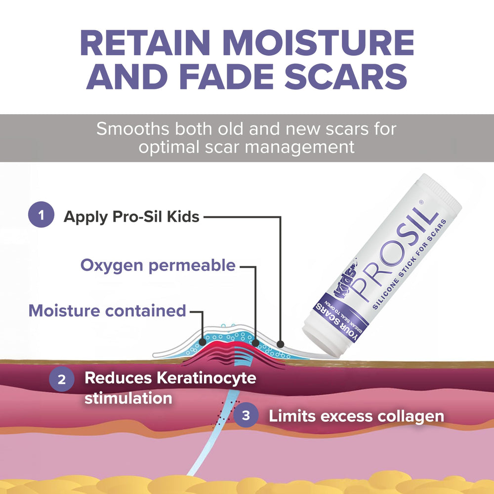 BIODERMIS Pro-Sil Kids elbow-scar application anytime.