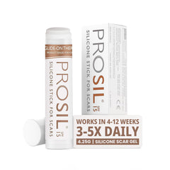 BIODERMIS ProSil stick application close-up for mess-free scar care