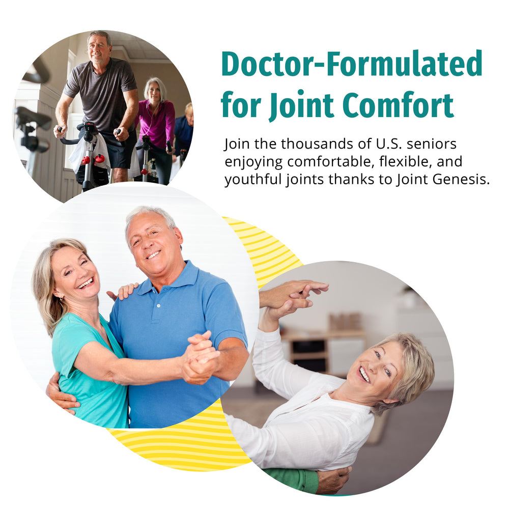 BioDynamix Joint Genesis label close-up showing easy daily dosage