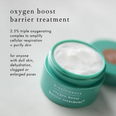 Bioelements Oxygen Boost closeup texture reveals airy serum for refreshed skin.
