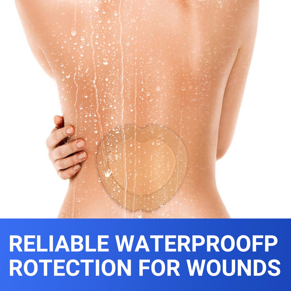 Bioemmalab bandage on skin application offers secure hold and easy removal.