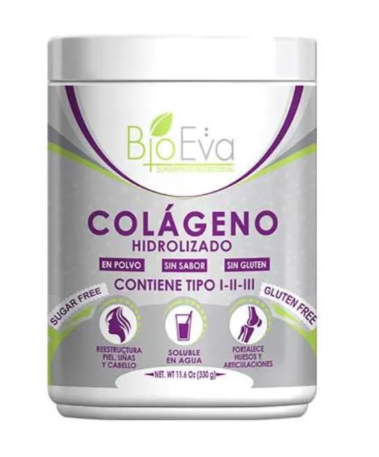 BioEva Hydrolyzed Collagen unflavored powder pack for skin, hair, nails, and joints support
