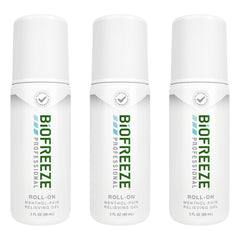 Biofreeze Professional Roll-On bottle ready for quick pain relief.