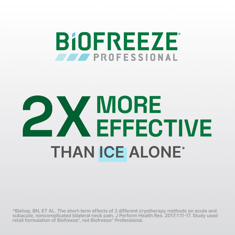 Biofreeze Roll-On on the shoulder after a workout.