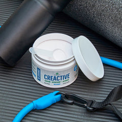 CreActive creatine HCL ready-to-mix glass ready for energy and focus.