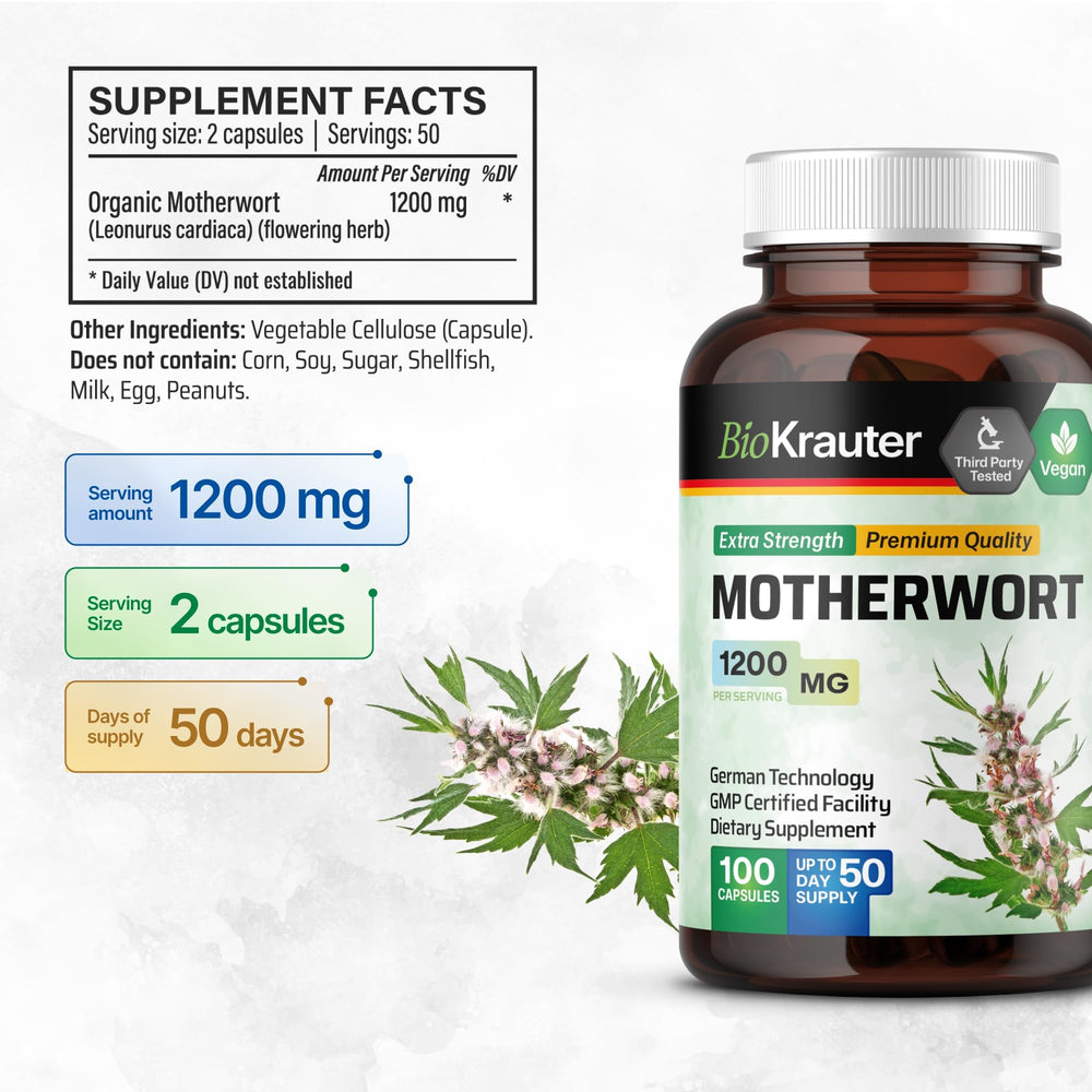 BIO KRAUTER bottle label highlights vegan and non-GMO features.