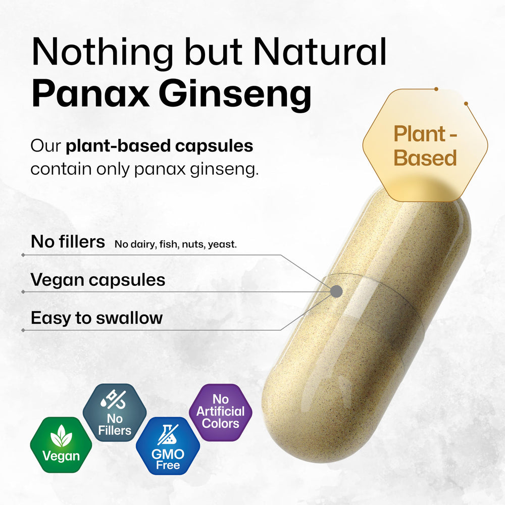 BIO KRAUTER Korean Red Ginseng Capsules packaging hero shot for convenient dosing.