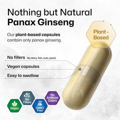BIO KRAUTER Korean Red Ginseng Capsules packaging hero shot for convenient dosing.