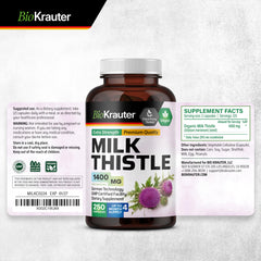 BIO KRAUTER storage bottle on a clean kitchen surface.