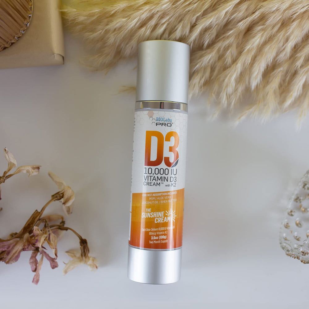 BIOLABS PRO Vitamin D3 with K2 Olive Leaf label close-up for formulation