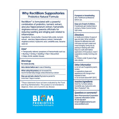 RectiBiom hyaluronic acid with probiotics hints at gentle hydration