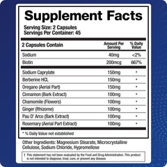 BioMatrix Candid-X gluten-free label on bottle suggests allergen-conscious formulation.
