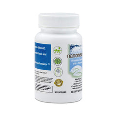NanoNeuro label closeup highlighting science-based ingredients