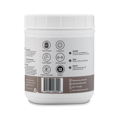 Close up of Nanopro Immune ingredients including colostrum and peptides