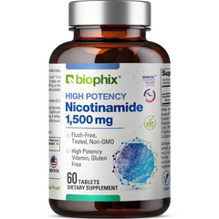 Biophix B-3 nicotinamide front tablet view suggests energy metabolism support