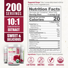 Biophix Beets10X measuring scoop for accurate daily servings