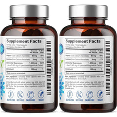 Biophix Oxy-Lax bottle side showing directions for bedtime use.