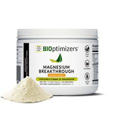 BIOptimizers Magnesium Breakthrough bottle ready for easy daily relaxation.