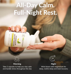 BIOptimizers Magnesium Breakthrough sleep scene evokes a calm nighttime routine.