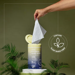 BIOPURE 99% germ-kill wipes canister for reliable hand and surface sanitation