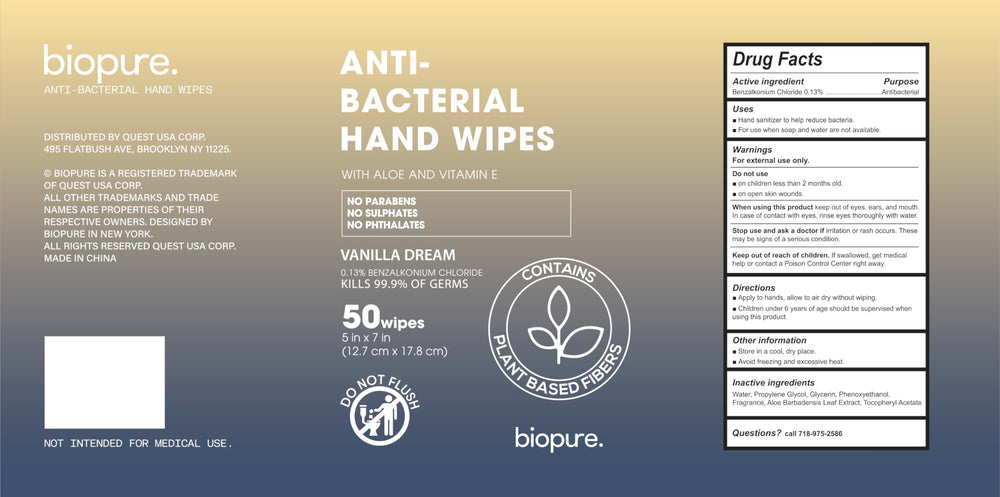 BIOPURE fragrance and moisture combo wipes canister for refreshed hands after tasks