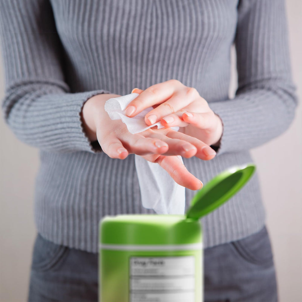 BIOPURE wipes for home and office keep surfaces clean and safe.