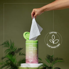 BIOPURE wet wipes sized 5x7 inches for thorough cleaning.