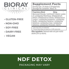 BIORAY NDF dropper pour for convenient tincture use anytime.