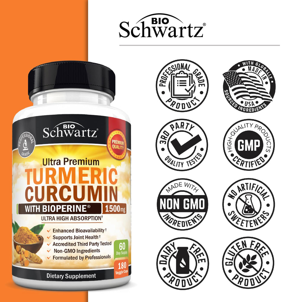BioSchwartz capsules ready for daily use in a bottle