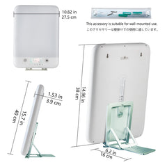 Bioset multi-color light provides customizable colors for morning and evening routines.