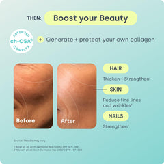 Biosil HerHarmony packaging close-up highlights vegan formula and a 30-day supply.