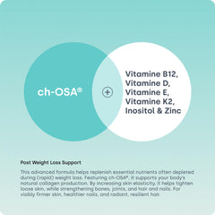 Capsules designed to support bones and joints after weight loss.