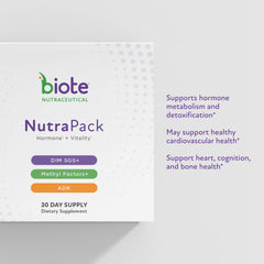 Biote NutraPack serving packets enable easy daily intake.