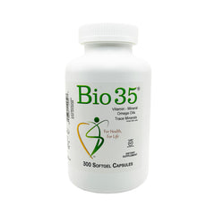 Biotek Bio35 bottle front label highlights daily energy support