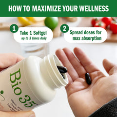 Bio-35 features 72+ trace minerals sourced from the Great Salt Lake.