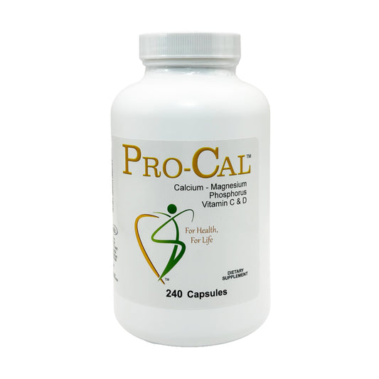 Biotek Pro-Cal bottle pour supports daily bone health and mobility