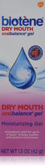 Biotene Oralbalance dry mouth gel pack of five provides lasting moisture and comfort.