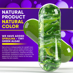 BIOTEQUELAB green tea extract ingredient close-up signaling natural metabolism support.