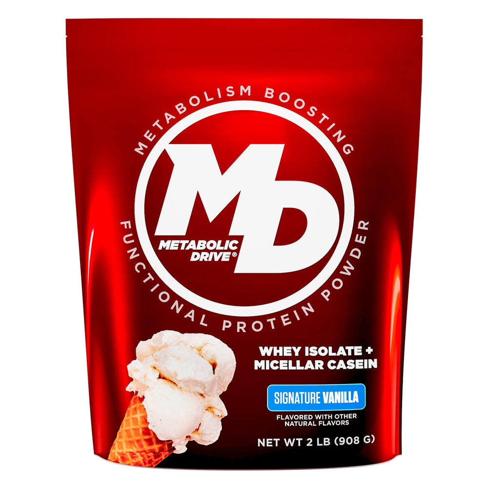 Biotest Metabolic Drive Protein vanilla serving supports lean performance