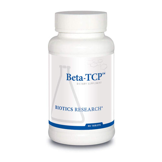 Biotics Research Beta TCP bottle front view for bile production support