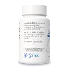 Biotics Research Betaine Plus HP in a digestive scene suggesting meal-time support