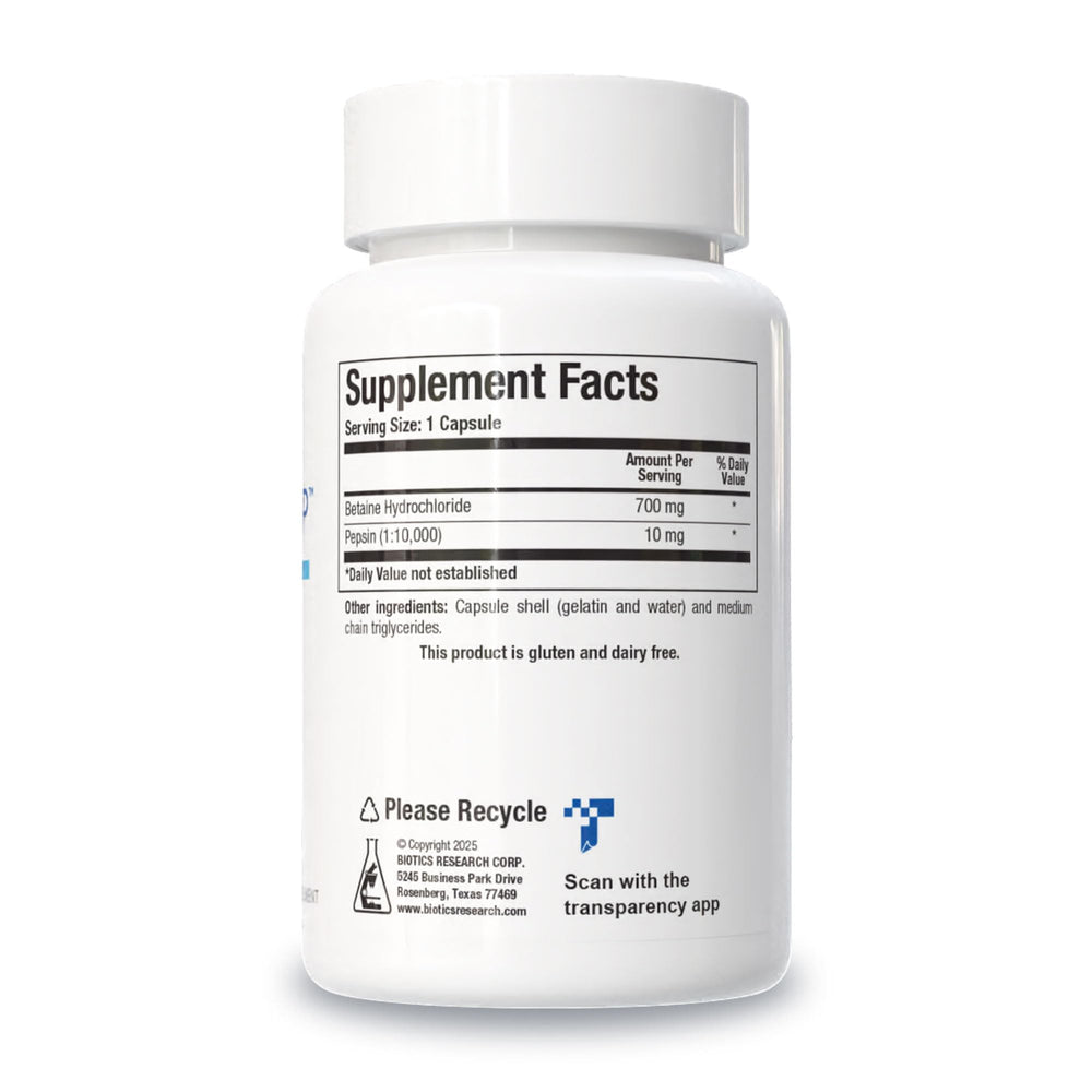Biotics Research Betaine Plus HP tablets closeup highlighting quality and potency