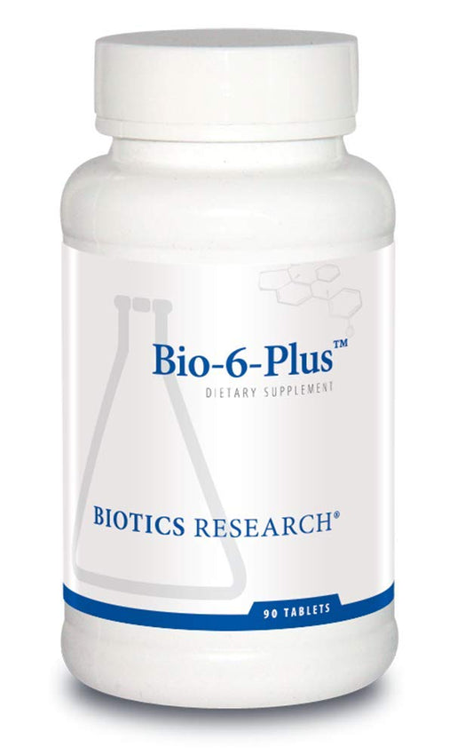 Biotics Research Bio 6 Plus digestive bottle pour showing easy daily usage for digestive support